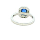 Sapphire and Diamond Vintage Style Cluster Ring Gardiner Brothers
