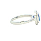 Sapphire and Diamond Vintage Style Cluster Ring Gardiner Brothers