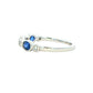 Sapphire and Diamond 7 Stone Dress Ring
