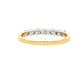 Round Brilliant Cut Diamond 7 Stone Bar Set Ring - 0.50cts Gardiner Brothers