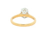 Yellow Gold Oval Shaped Diamond Solitaire Ring - 2.01cts Gardiner Brothers