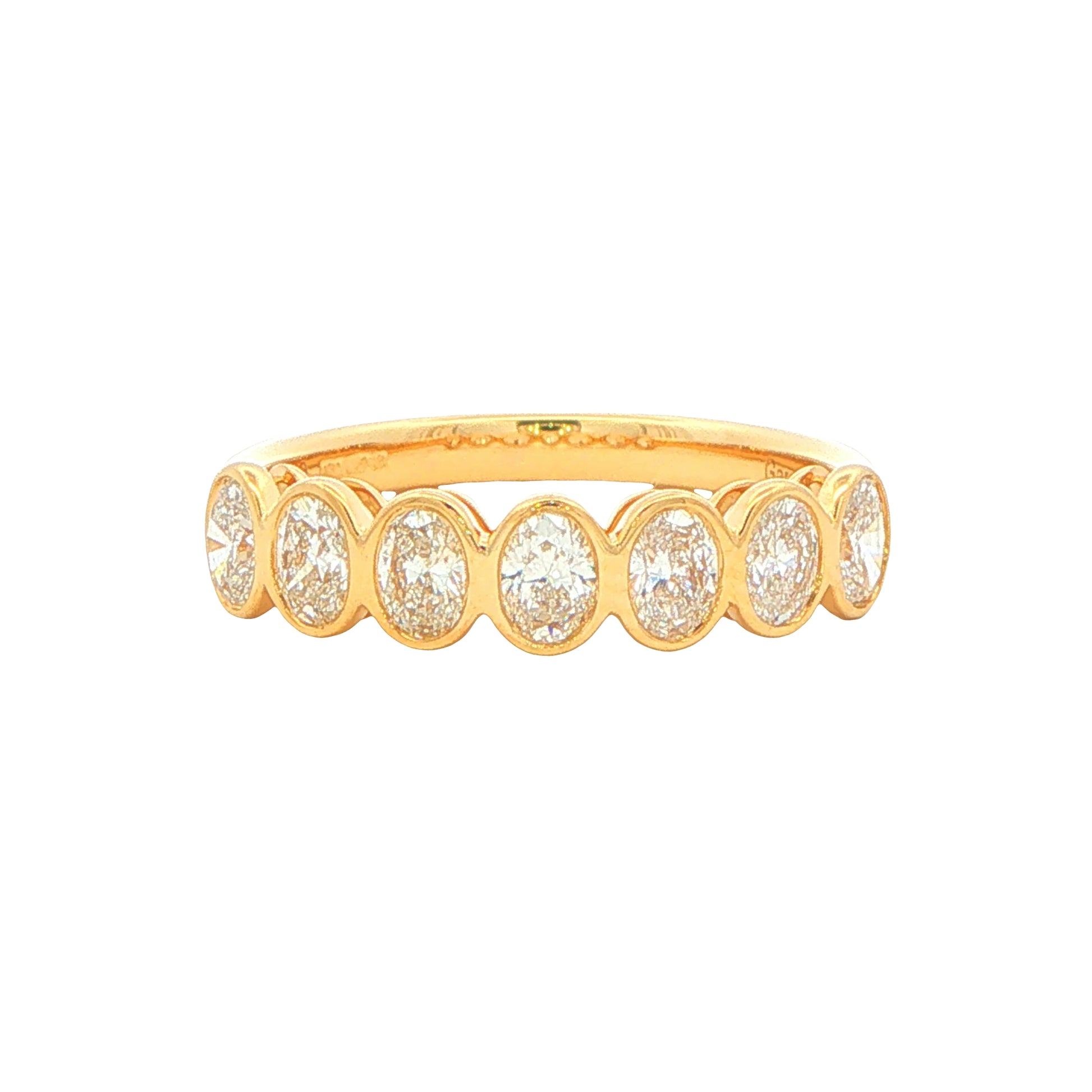 Oval Shaped Diamond 7 Stone Eternity Ring - 0.92cts Gardiner Brothers