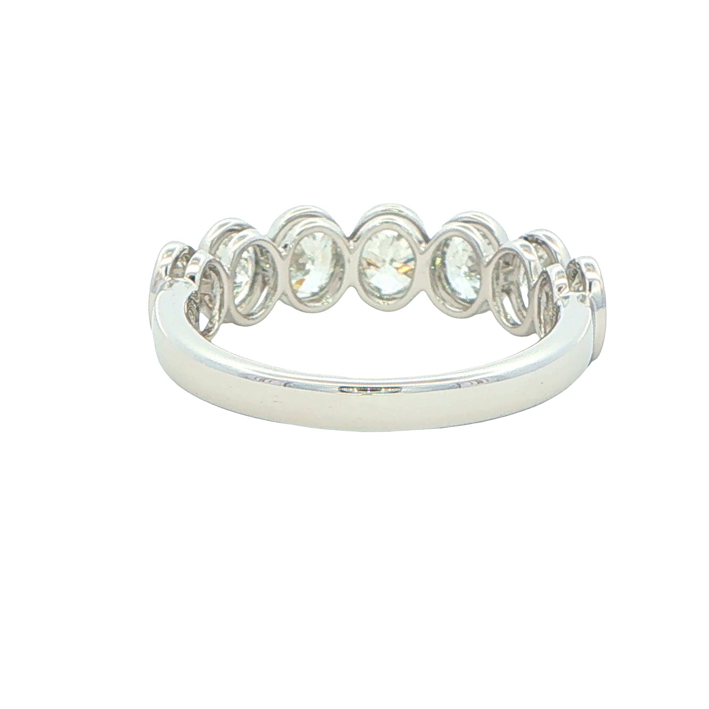 Oval Shaped Diamond 7 Stone Eternity Ring - 1.50cts Gardiner Brothers