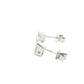 Oval Shaped Diamond Half Rub Over Set Solitaire earrings - 0.82cts Gardiner Brothers