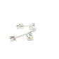 Oval Shaped Diamond Half Rub Over Set Solitaire earrings - 0.82cts Gardiner Brothers