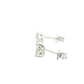 Pear Shaped Diamond Half Rub Over Set Solitaire Earrings - 0.60cts Gardiner Brothers
