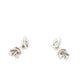Pear Shaped Diamond Half Rub Over Set Solitaire Earrings - 0.60cts Gardiner Brothers