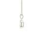 Oval Shaped Diamond Half Rub Over Set Solitaire Pendant - 0.70cts Gardiner Brothers