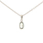 Oval Shaped Diamond Half Rub Over Set Solitaire Pendant - 0.70cts Gardiner Brothers