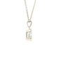 Oval Shaped Diamond Half Rub Over Set Solitaire Pendant - 0.70cts Gardiner Brothers