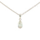 Pear Shaped Diamond Half Rub Over Set Solitaire Pendant - 0.50cts Gardiner Brothers