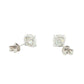 Round brilliant cut diamond solitaire earrings - 2.01cts Gardiner Brothers