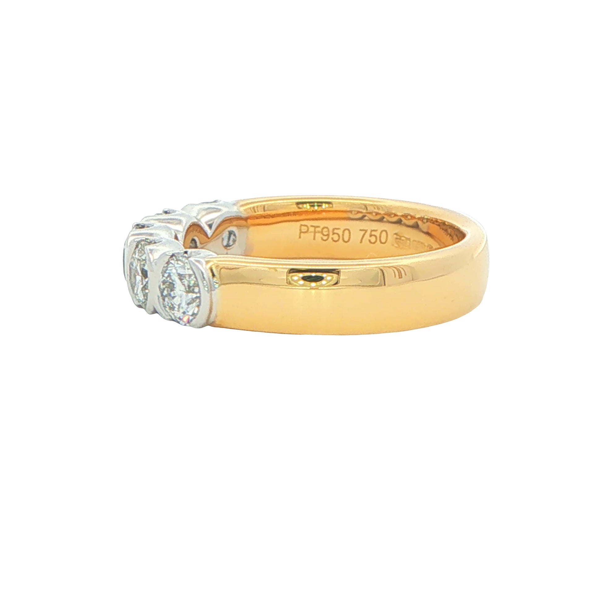Round Brilliant Cut Diamond 5 Stone Ring - 1.00cts Gardiner Brothers