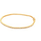 Round Brilliant Cut Diamond Tennis Bracelet - 3.22cts