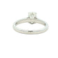 Platinum Oval Shaped Diamond Solitaire Ring - 1.20cts