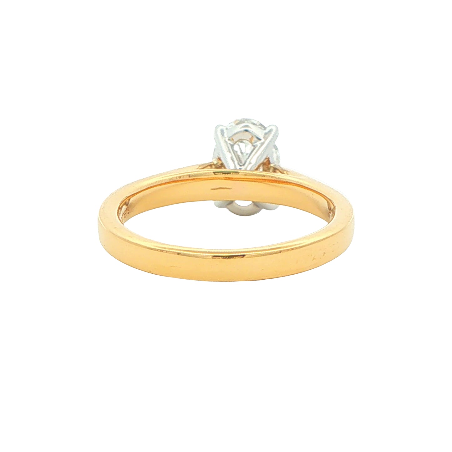 LAB GROWN OVAL SHAPED DIAMOND SOLITAIRE RING - 1.00CTS Gardiner Brothers