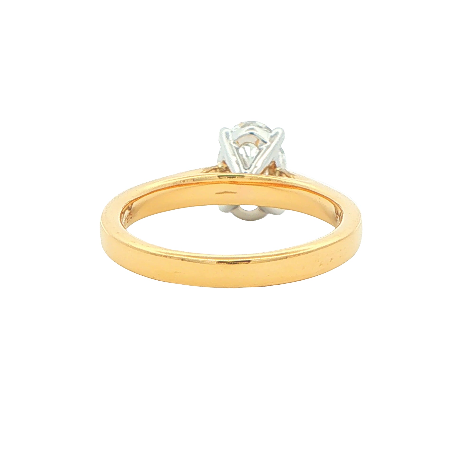 LAB GROWN OVAL SHAPED DIAMOND SOLITAIRE RING - 1.00CTS Gardiner Brothers