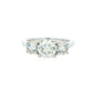 Platinum Round Brilliant Cut Diamond 3 Stone Ring - 1.61cts Gardiner Brothers