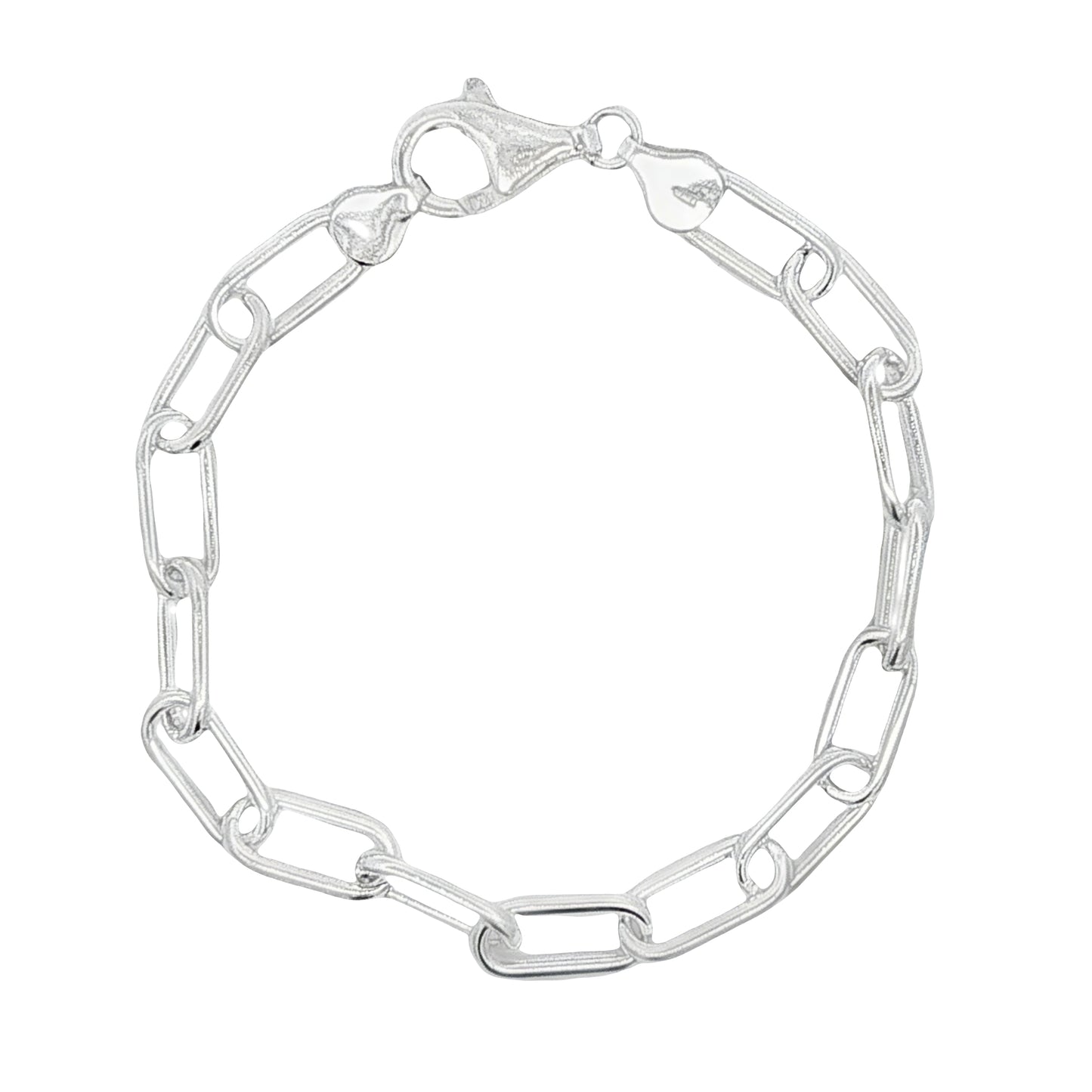 Silver Paperchain Link Bracelet
