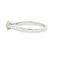 Platinum Round Brilliant cut diamond solitaire ring - 0.50cts