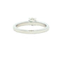 Platinum Round Brilliant cut diamond solitaire ring - 0.50cts