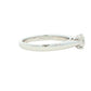 Platinum Round Brilliant cut diamond solitaire ring - 0.50cts