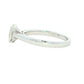 Platinum Oval Shaped Diamond Solitaire Ring - 0.90cts