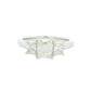Platinum Radiant Cut Diamond 3 Stone Ring - 1.66cts
