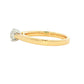 Yellow Gold Round Brilliant Cut Diamond Solitaire Ring - 0.50cts