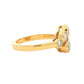 Round Brilliant Cut Diamond Bubble Style Ring - 1.35cts