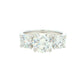Platinum Round brilliant cut diamond 3 stone ring - 2.57cts Gardiner Brothers