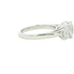 Platinum Round brilliant cut diamond 3 stone ring - 2.57cts Gardiner Brothers