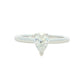Platinum PEAR SHAPED DIAMOND SOLITAIRE RING - 0.71CTS Gardiner Brothers