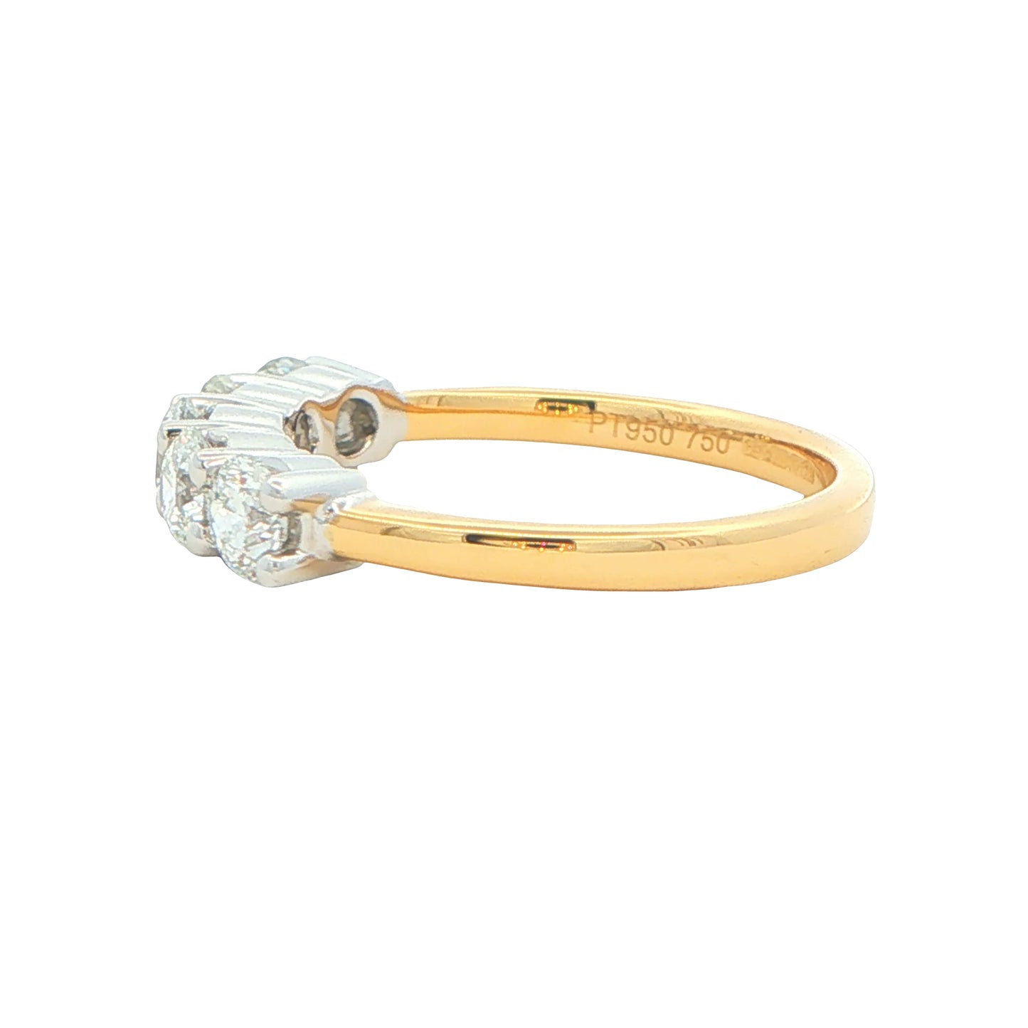 Round Brilliant Cut 5 Stone Diamond Eternity Ring - 1.20cts gardiner-brothers