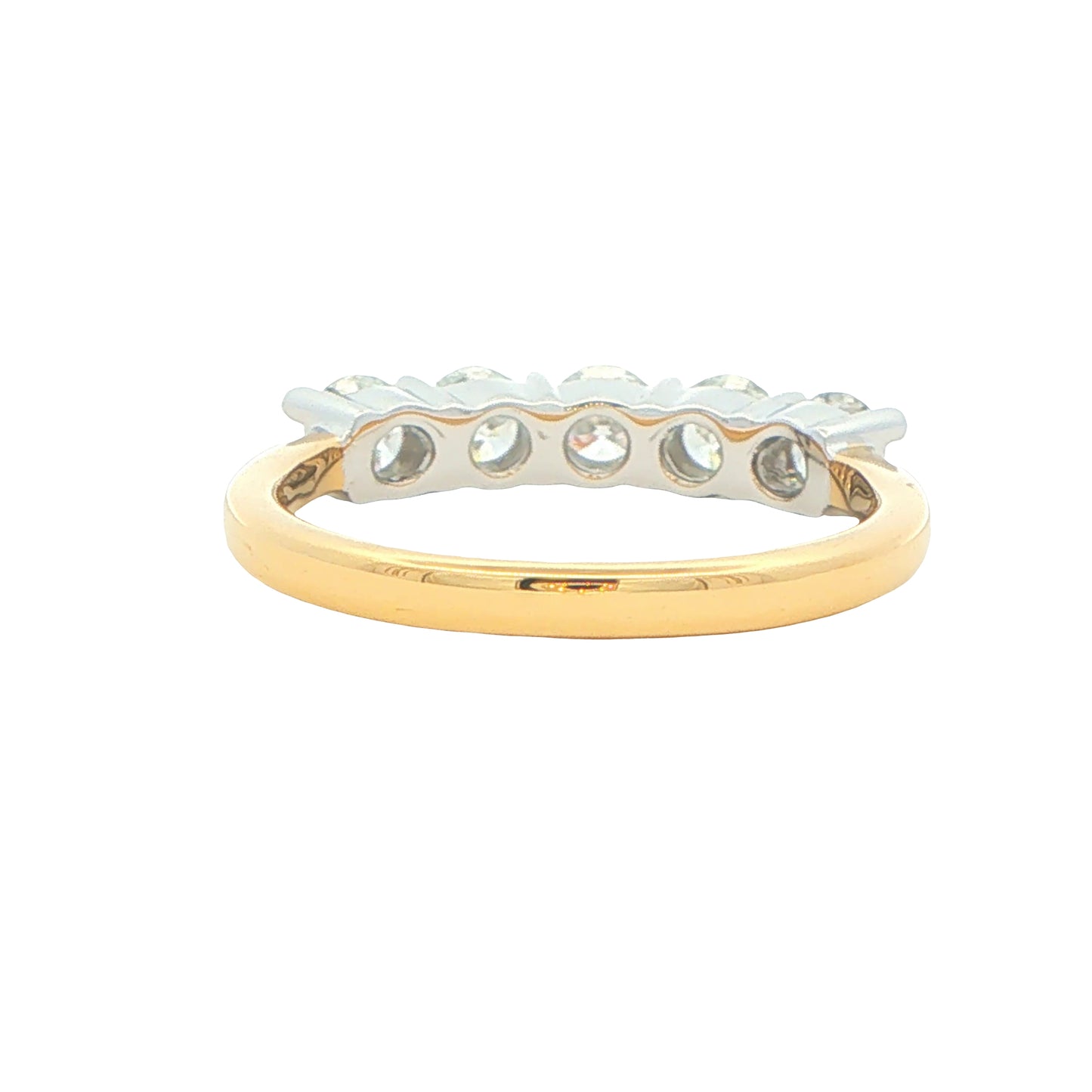 Round Brilliant Cut 5 Stone Diamond Eternity Ring - 1.20cts gardiner-brothers