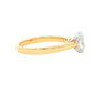 Yellow Gold Oval Shaped Diamond Solitaire Ring - 0.90cts Gardiner Brothers