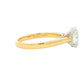 Yellow Gold Oval Shaped Diamond Solitaire Ring - 1.20cts Gardiner Brothers