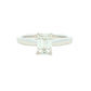 Platinum Emerald Cut Diamond Solitaire Ring - 1.00cts Gardiner Brothers