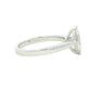 Platinum Marquise Cut Diamond Solitaire Ring - 1.00cts