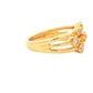 ROUND BRILLIANT CUT DIAMOND BUBBLE STYLE RING - 0.40cts