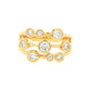 Round Brilliant Cut Diamond Bubble Style Ring - 0.85cts Gardiner Brothers