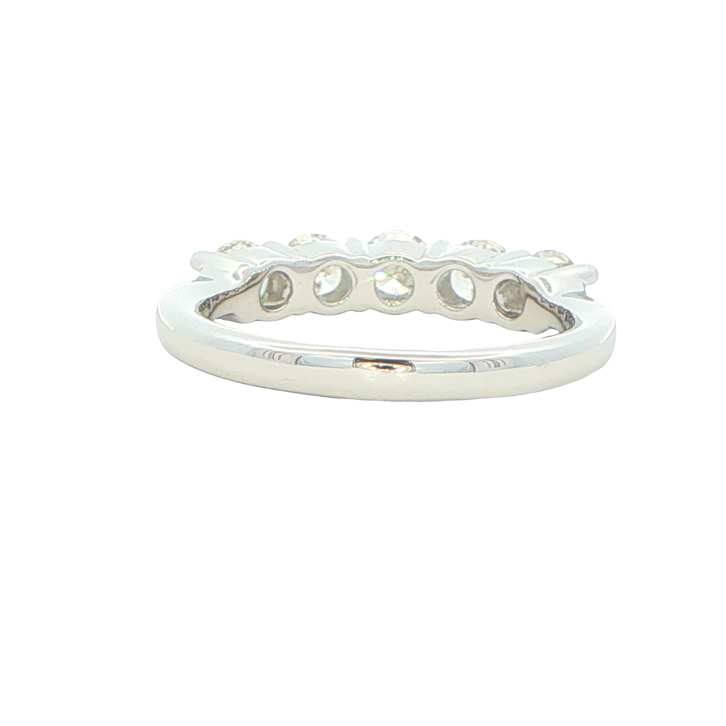 5 Stone Round Brilliant Cut Diamond Eternity Ring - 1.20cts Gardiner Brothers