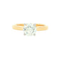 Yellow Gold Round Brilliant Cut Diamond Solitaire Ring - 1.20cts Gardiner Brothers