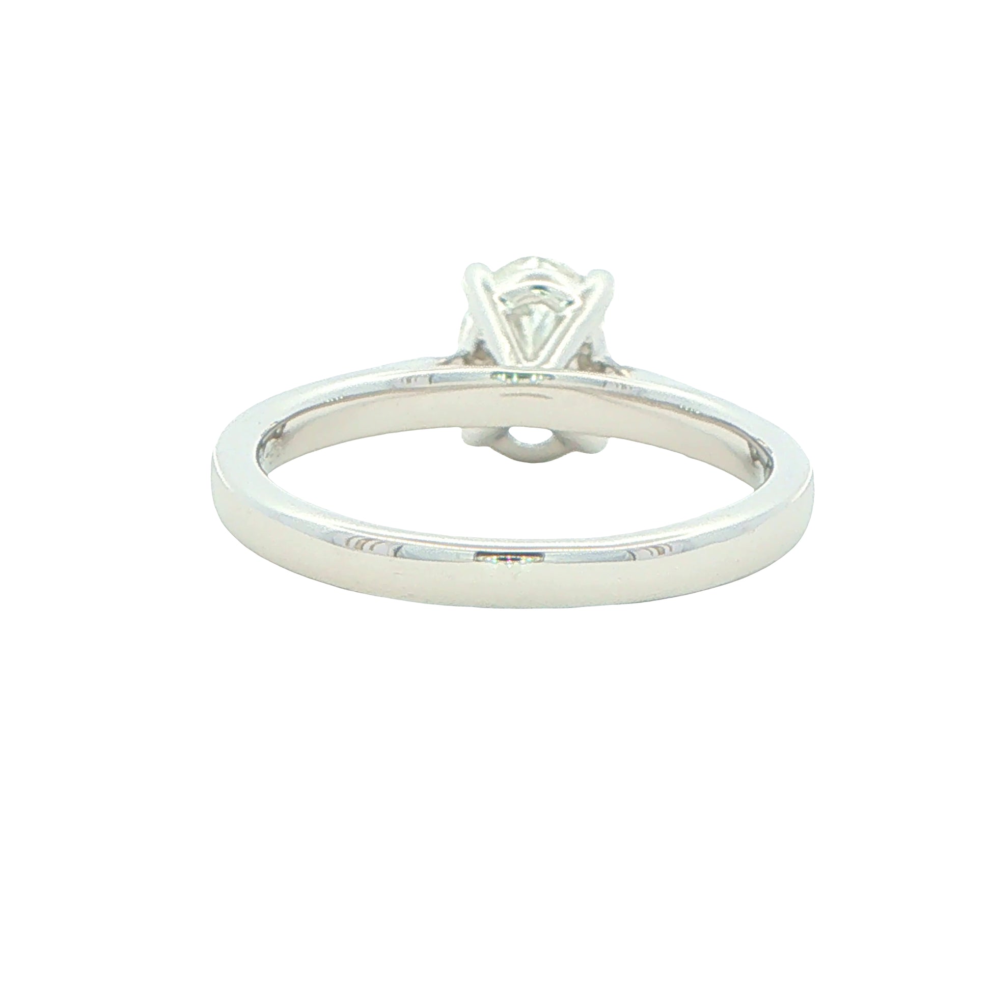 Platinum Oval shaped diamond solitaire ring - 1.20cts Gardiner Brothers