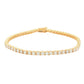Round Brilliant Cut Diamond Tennis Bracelet - 5.32cts
