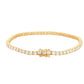 Round Brilliant Cut Diamond Tennis Bracelet - 5.32cts