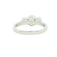 Platinum Oval Shaped Diamond 3 Stone Ring - 1.42cts