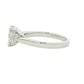 Platinum Radiant Cut Diamond 3 Stone Ring - 1.81cts