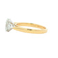 Yellow Gold Oval and Pear Shaped Diamond 3 Stone Ring - 1.30cts Gardiner Brothers