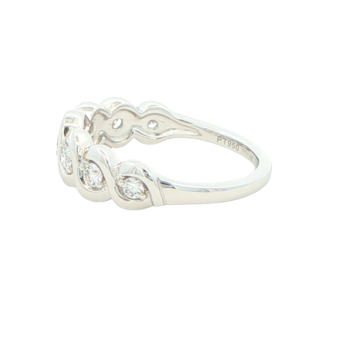 Round Brilliant cut diamond 7 stone ring - 0.40cts Gardiner Brothers